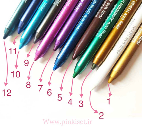 مداد چشم رنگی فلورمار شمعی